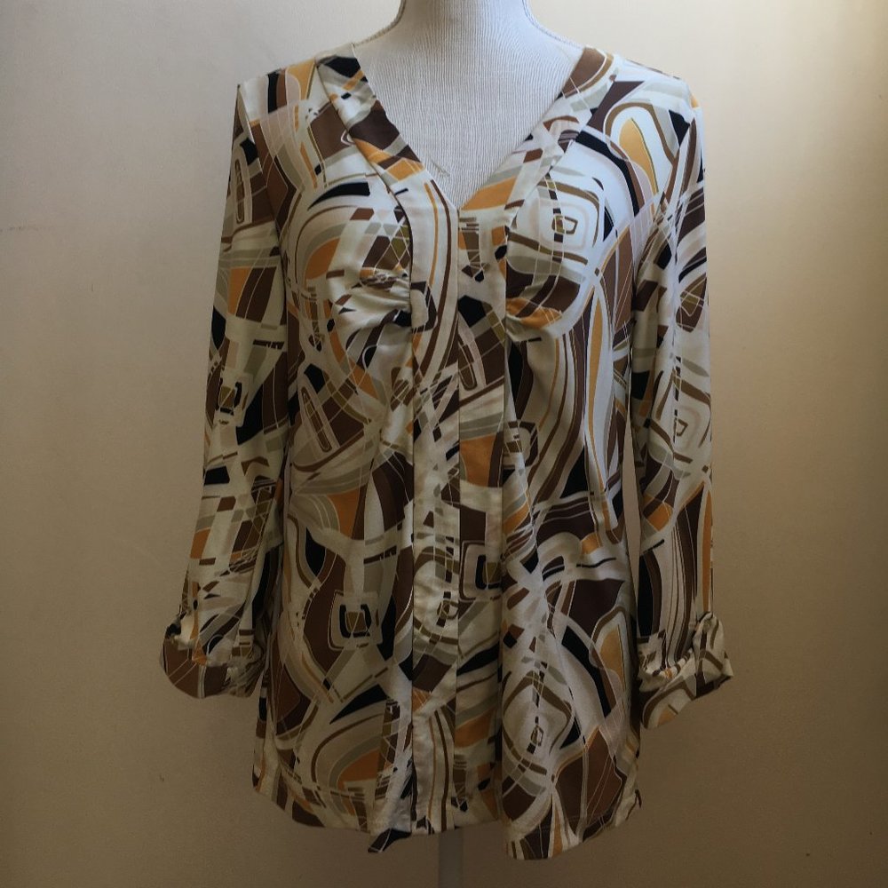 Retro 3/4 Sleeve Top